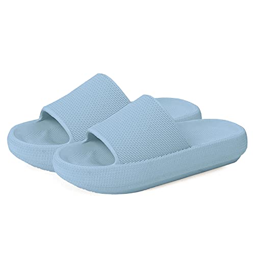 MoneRffi Original Badelatschen Damen Herren,Airfoot Wolkenschuhe Badeschuhe Damen Badeschlappen,Cozy Slides Wolken Schlappen,Hausschuhe Sommer Rutschfeste Pantoletten von MoneRffi