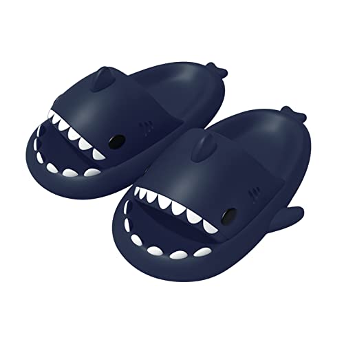 MoneRffi Cloud Shark Slides Damen Hai Hausschuhe Schuhe Unisex Sommer Haifisch Schlappen Herren rutschfeste Badeschuhe Cartoon SharkSoft Badeschuhe Lustig Slippers von MoneRffi