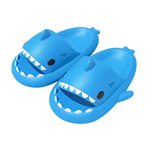 MoneRffi Cloud Shark Slides Damen Hai Hausschuhe Schuhe Unisex Sommer Haifisch Schlappen Herren rutschfeste Badeschuhe Cartoon SharkSoft Badeschuhe Lustig Slippers von MoneRffi