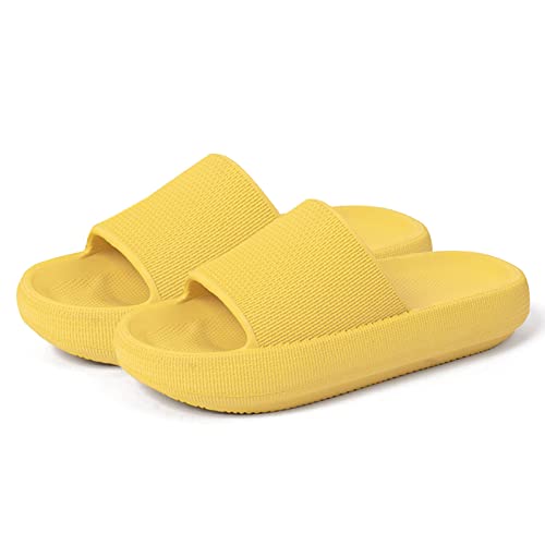 MoneRffi Cosyslides Badelatschen Damen Herren, Sommer Airfoot Wolken Badeschuhe, Bequeme Rutschfeste Schnell Trocknende Hausschuhe, Unisex Cloudyzz Home Badeschlappen Pantoletten Sandalen von MoneRffi