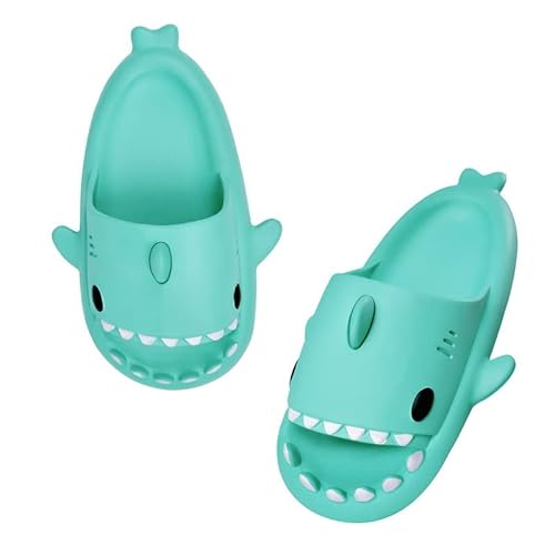 MoneRffi Shark Slippers Damen Hai Hausschuhe rutschfest Cloud Shark Slides Herren Badelatschen Cute Thick Sole Shark Slippers Super Weich Shower Badeschuhe Indoor Outdoor für Sommer von MoneRffi