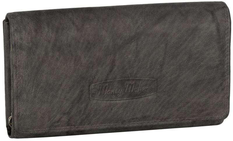 Money Maker Geldbörse RFID Damen Geldbörse Portemonnaie Geldbeutel Damenbörse Leder, Damen Geldbörse klappbar mit Drückknopf Portemonnaie Geldbeutel von Money Maker