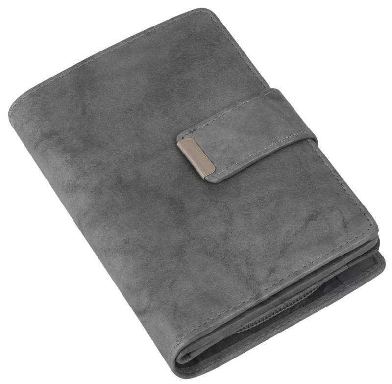 Money Maker Geldbörse RFID Damen Geldbörse Portemonnaie Geldbeutel Damenbörse Leder, Damen Geldbörse klappbar mit Drückknopf Portemonnaie Geldbeutel von Money Maker