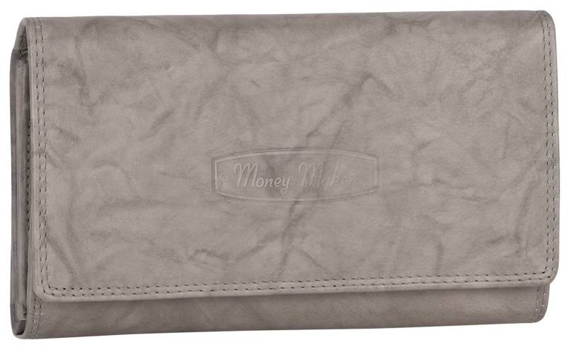 Money Maker Geldbörse RFID Damen Geldbörse Portemonnaie Geldbeutel Damenbörse Leder, Damen Geldbörse klappbar mit Drückknopf Portemonnaie Geldbeutel von Money Maker