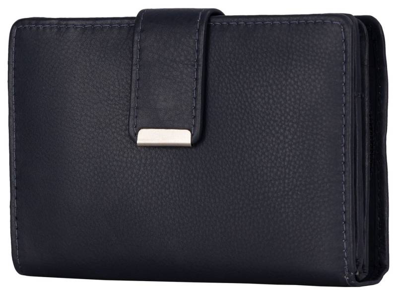 Money Maker Geldbörse RFID Damen Geldbörse Portemonnaie Geldbeutel Damenbörse Leder, Damen Geldbörse klappbar mit Drückknopf Portemonnaie Geldbeutel von Money Maker