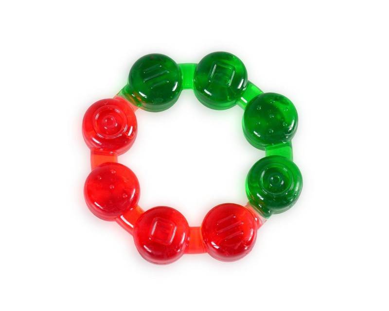 Moni Beißring Beißring T1209 Beads, Kühlbeißring als Zahnungshilfe ab 3 Monate massiert von Moni