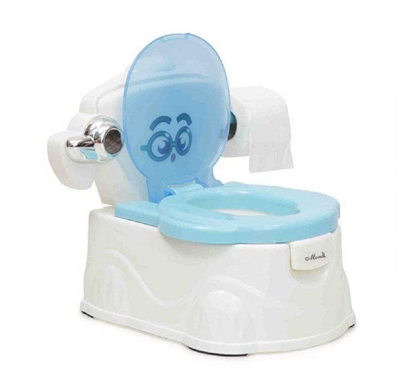 Moni Töpfchen Töpfchen Omo, Rückenlehne, Haltegriffe abnehmbarer Behälter, Spritzschutz von Moni