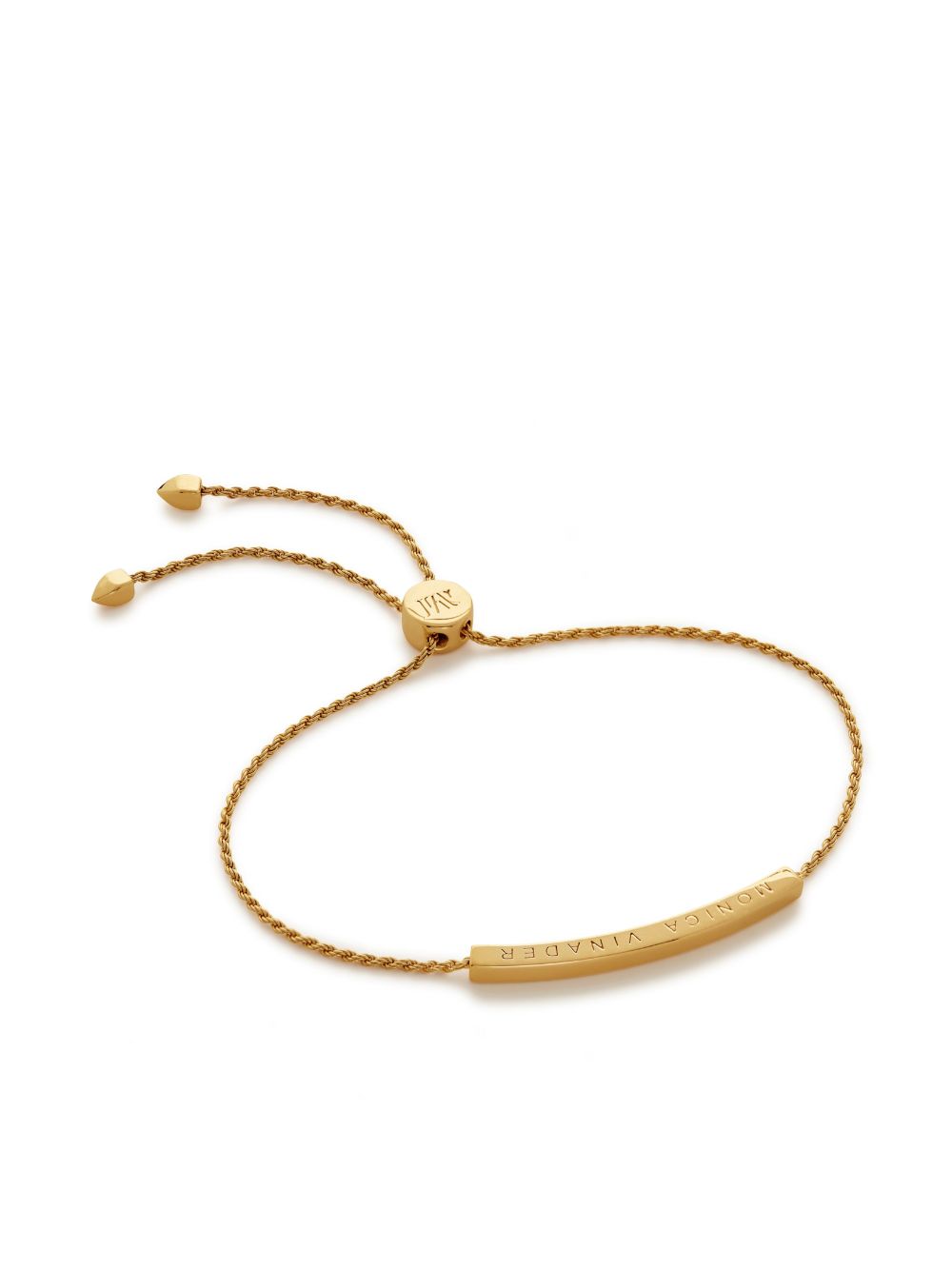 Monica Vinader Linear Friendship Armband - Gold von Monica Vinader