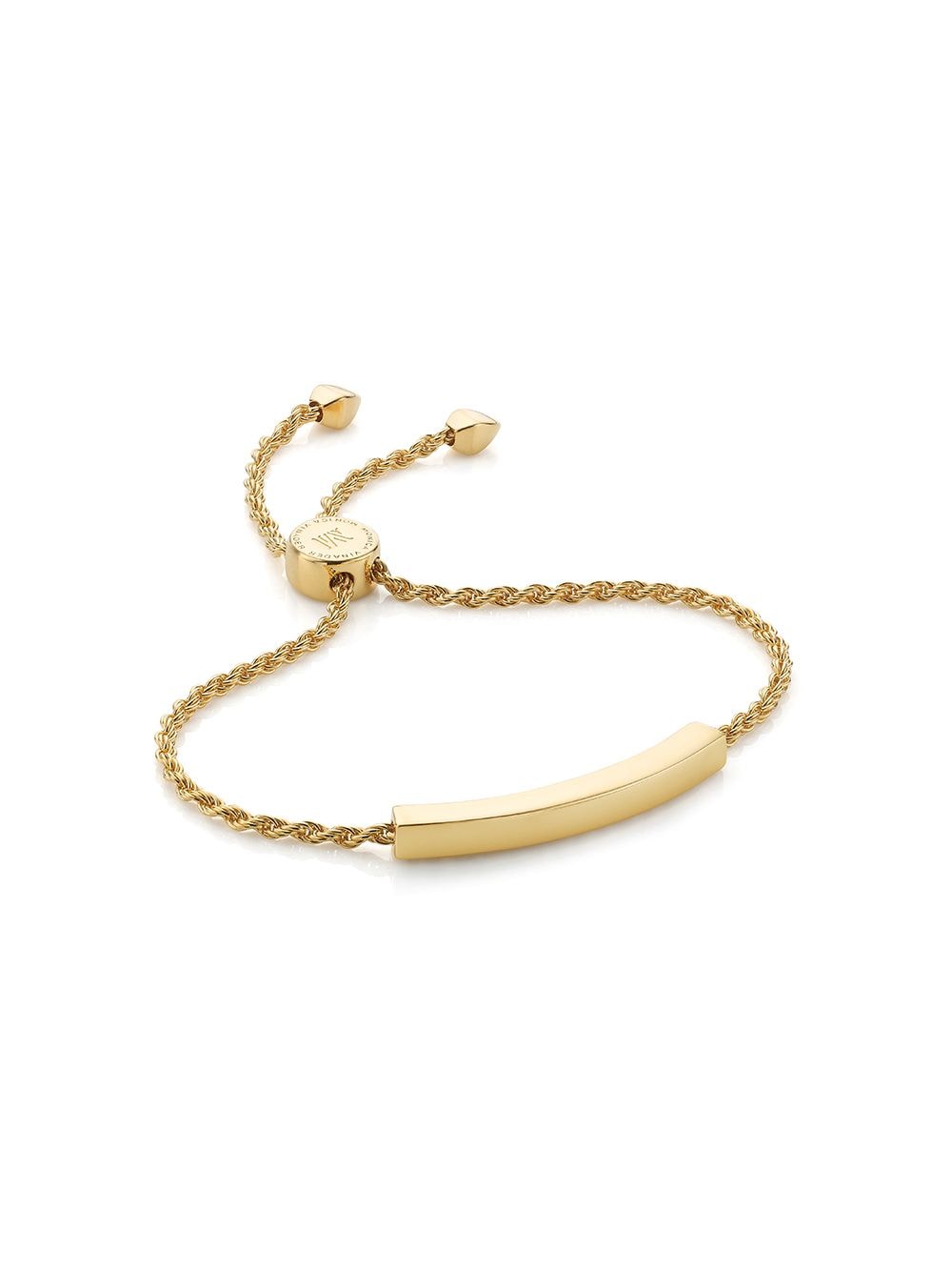 Monica Vinader 'Linear' Kettenarmband - Gold von Monica Vinader