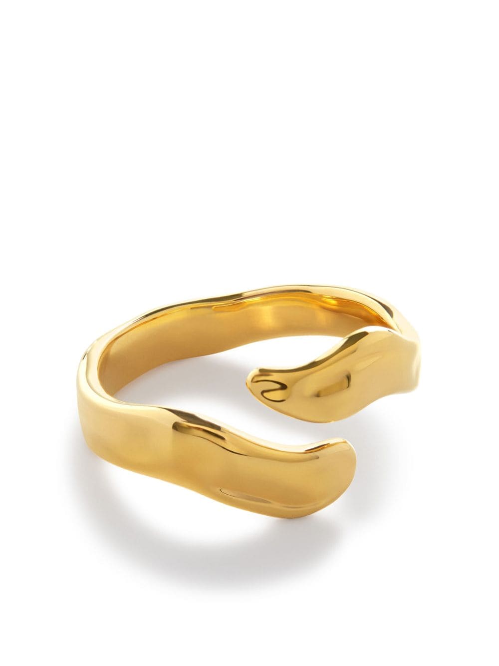 Monica Vinader Offener The Wave Ring - Gold von Monica Vinader