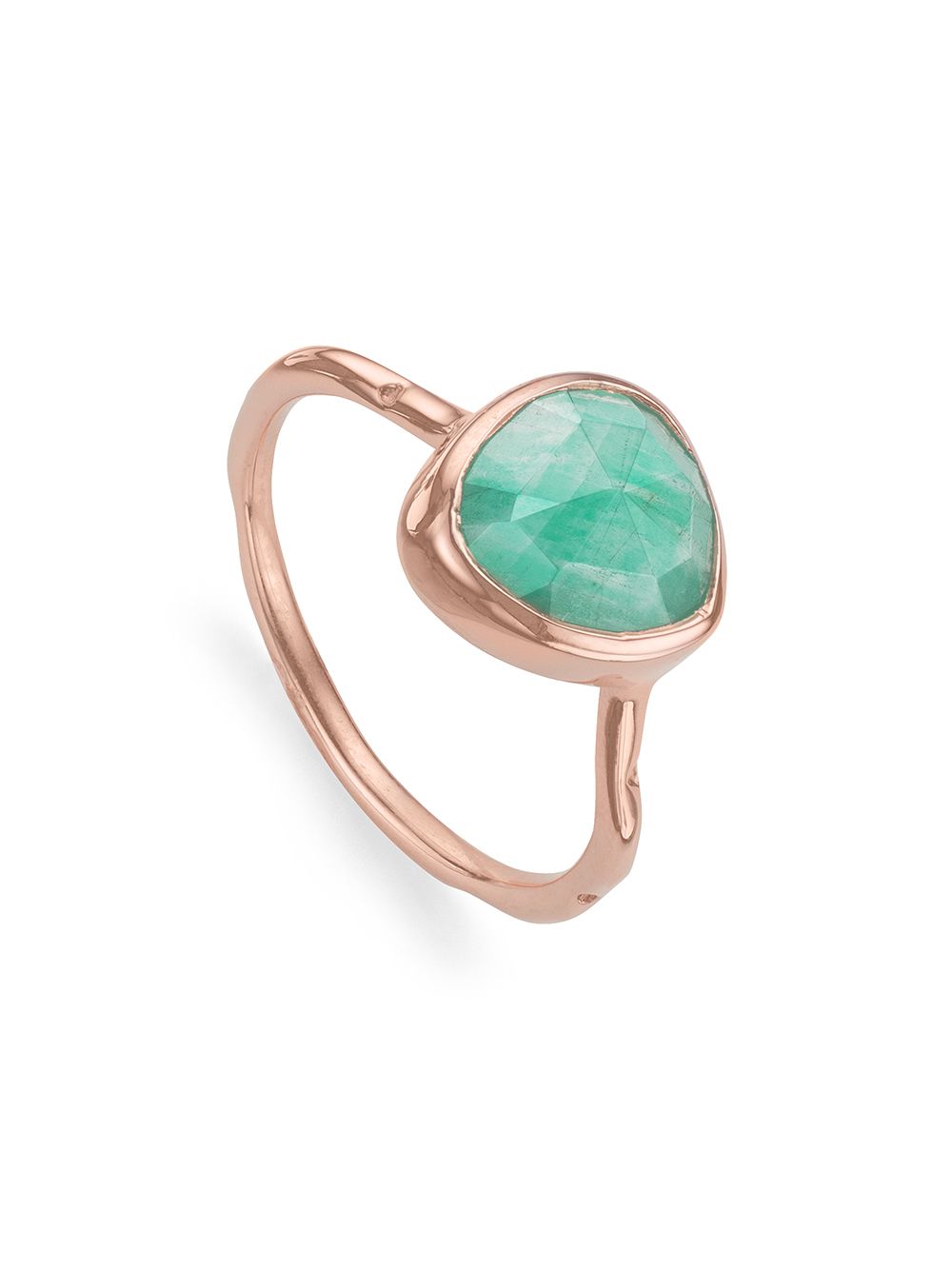 Monica Vinader 'RP Siren' Ring mit Amazonit - Blau von Monica Vinader