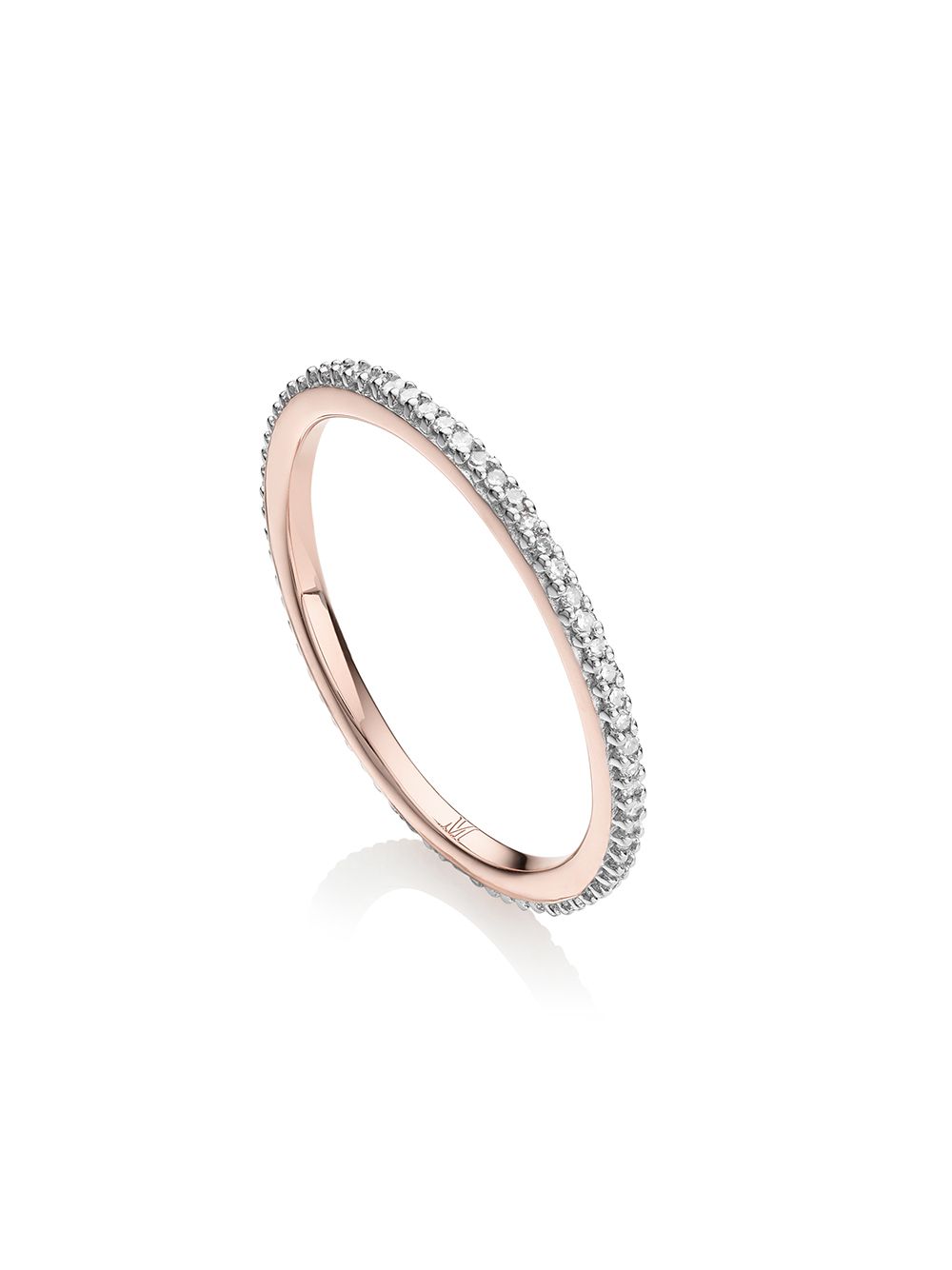 Monica Vinader 'Eternity' Ring mit Diamanten - Silber von Monica Vinader