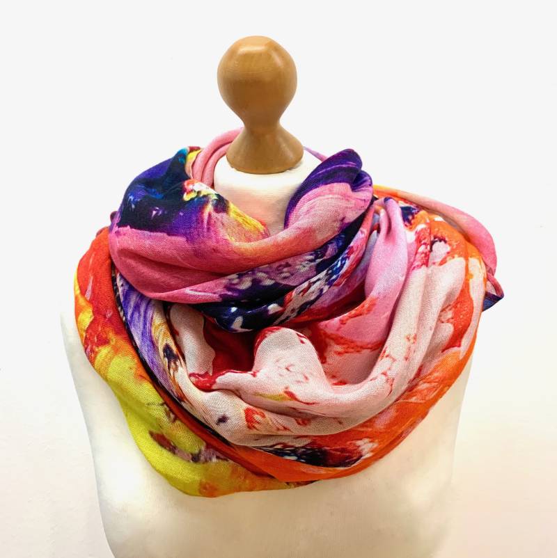 Modal Schal Sarong Mit Print "Where There's A Will' Modal Schal Sarong Mit Print "Where There's A Will' von MonicaMajaRichardson