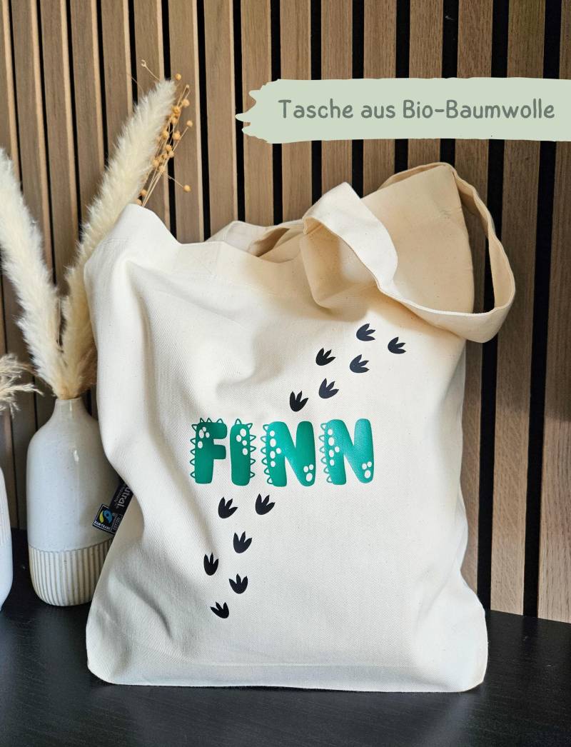 Stofftasche Bio-Baumwolle Mit Namen I Kindertasche Dino Kinderstofftasche Tragetasche Personalisiert Stoffbeutel Schule Stofftasche Bio-Baumwolle Mit Namen I Kindertasche Dino Kinderstofftasche Tragetasche Personalisiert Stoffbeutel Schule von MonilovesMinis