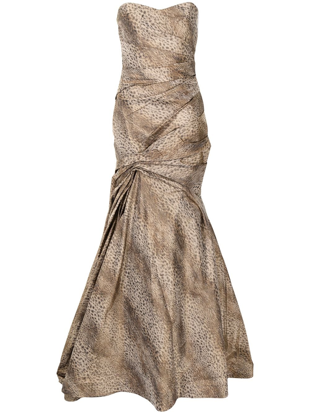 Monique Lhuillier Ärmelloses Abendkleid - Braun von Monique Lhuillier