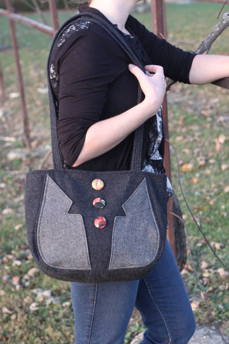 Gefilzte Wolle Geldbörse, Handgemachte Baumwolle Recycelte Wolle, Umweltfreundlich, Go Green, Geldbörsen von MoniquesFeltUniques