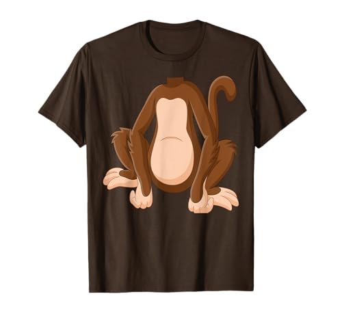 Affen-Shirt für Erwachsene, Kinder, Herren, Damen, Affenkostüm T-Shirt Affen-Shirt für Erwachsene, Kinder, Herren, Damen, Affenkostüm T-Shirt von Monkey Costume Shirts