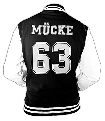 Herren College Jacke Mücke Buddy Movie Star Film, 63 Baseballjacke von Monkey Print