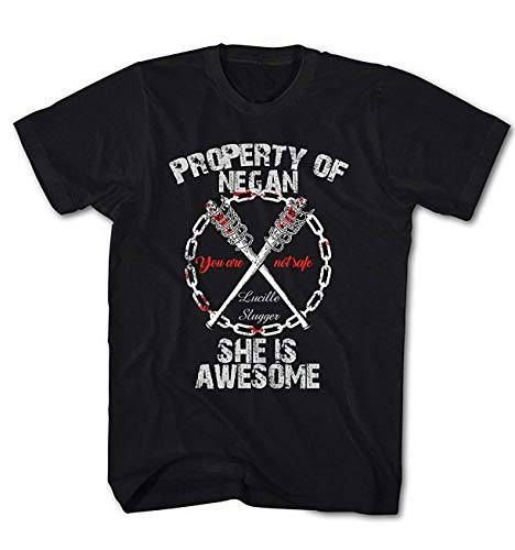 Herren T-Shirt Baseball Schläger Lucille Negan Walking Zombie Dead von Monkey Print