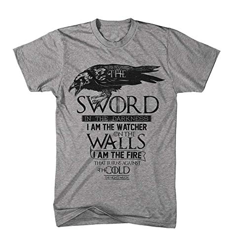 Herren T-Shirt Game of Thrones Die Nachtwache das Lied Serie TV von Monkey Print