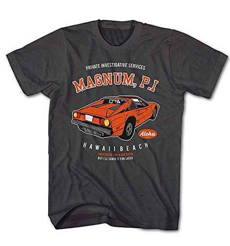 Herren T-Shirt Magnum P.I. Auto Hawaii Beach Island Hopper von Monkey Print