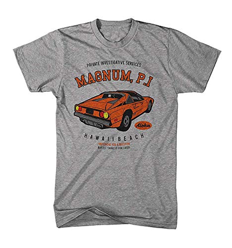 Herren T-Shirt Magnum P.I. Auto Hawaii Beach Island Hopper von Monkey Print