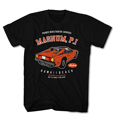 Herren T-Shirt Magnum P.I. Auto Hawaii Beach Island Hopper von Monkey Print