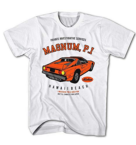 Herren T-Shirt Magnum P.I. Auto Hawaii Beach Island Hopper von Monkey Print