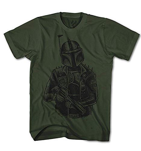 Herren T-Shirt Punk Boba Fett Bounty Hunter von Monkey Print