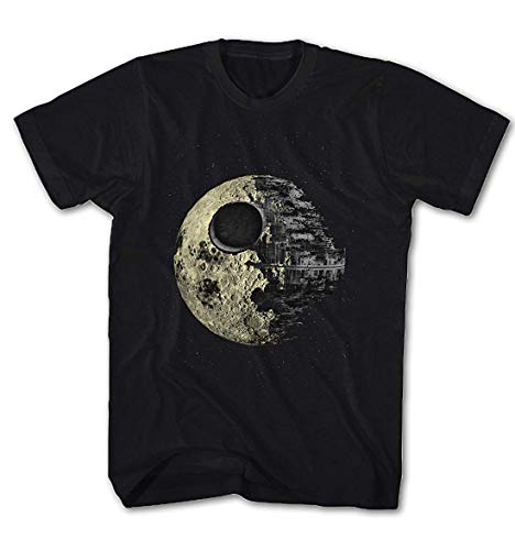 Herren T-Shirt Todesstern -Dark Side of The Moon- Star Wars Film Movie TV von Monkey Print