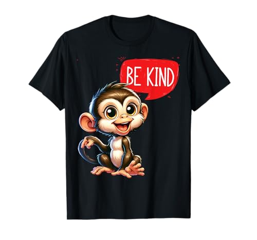 Cute Be Kind Monkey Unity Day Kinderlehrerin Freundlichkeit T-Shirt Cute Be Kind Monkey Unity Day Kinderlehrerin Freundlichkeit T-Shirt von Monkey Unity Day Spread Kindness Gifts