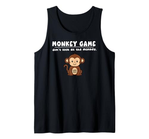 Lustiges Affen-Spiel Don't Look Game Over für Jungen Mädchen Kinder Tank Top von MonkeyAxis1