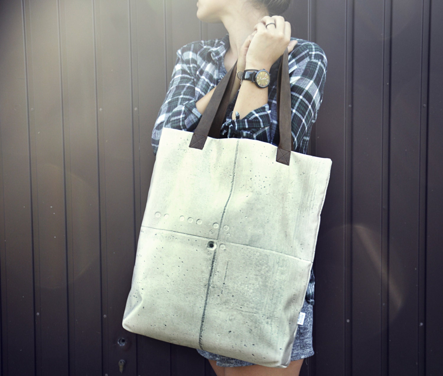 Mr.m Beton Tasche - Bedruckte Large Konkrete Tote Gedruckt Reisetasche Market Bag Shopper Original Tasche-Beach Tote Mr.m Beton Tasche - Bedruckte Large Konkrete Tote Gedruckt Reisetasche Market Bag Shopper Original Tasche-Beach Tote von MonkeyMachineDesign