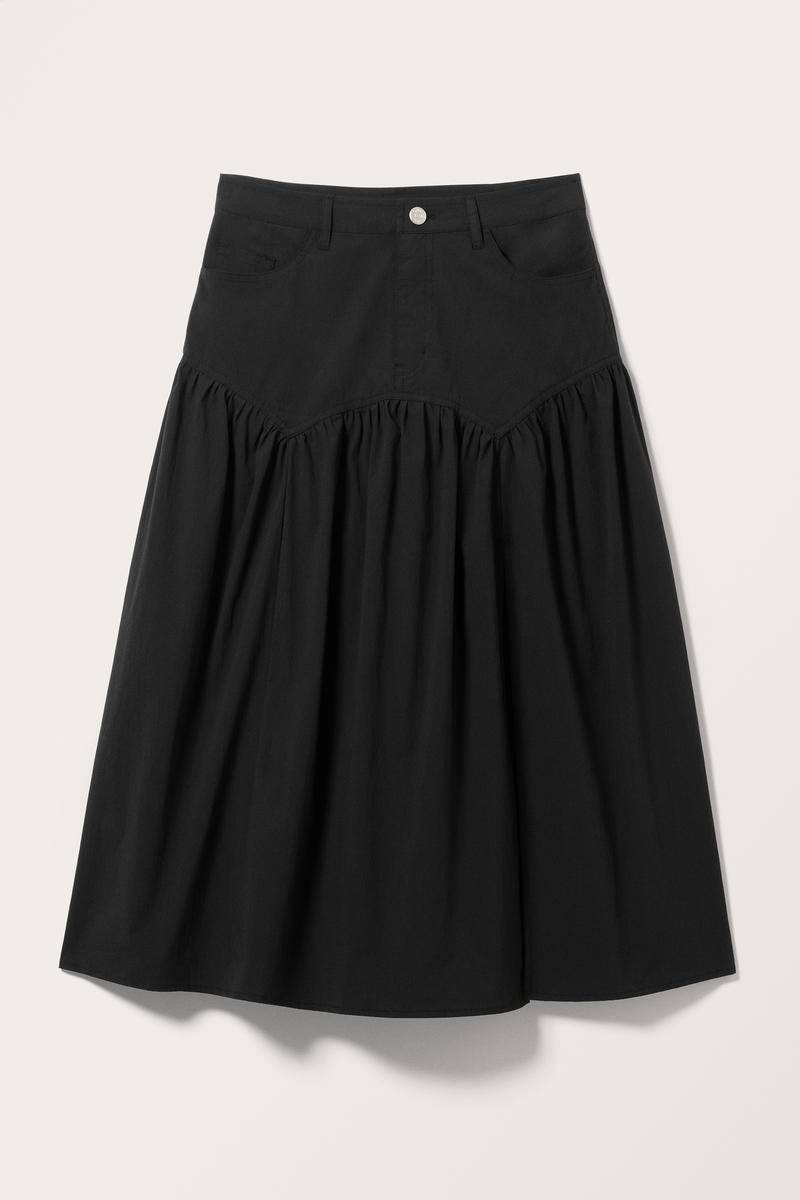 5-Pocket-Midirock - Schwarz von Monki