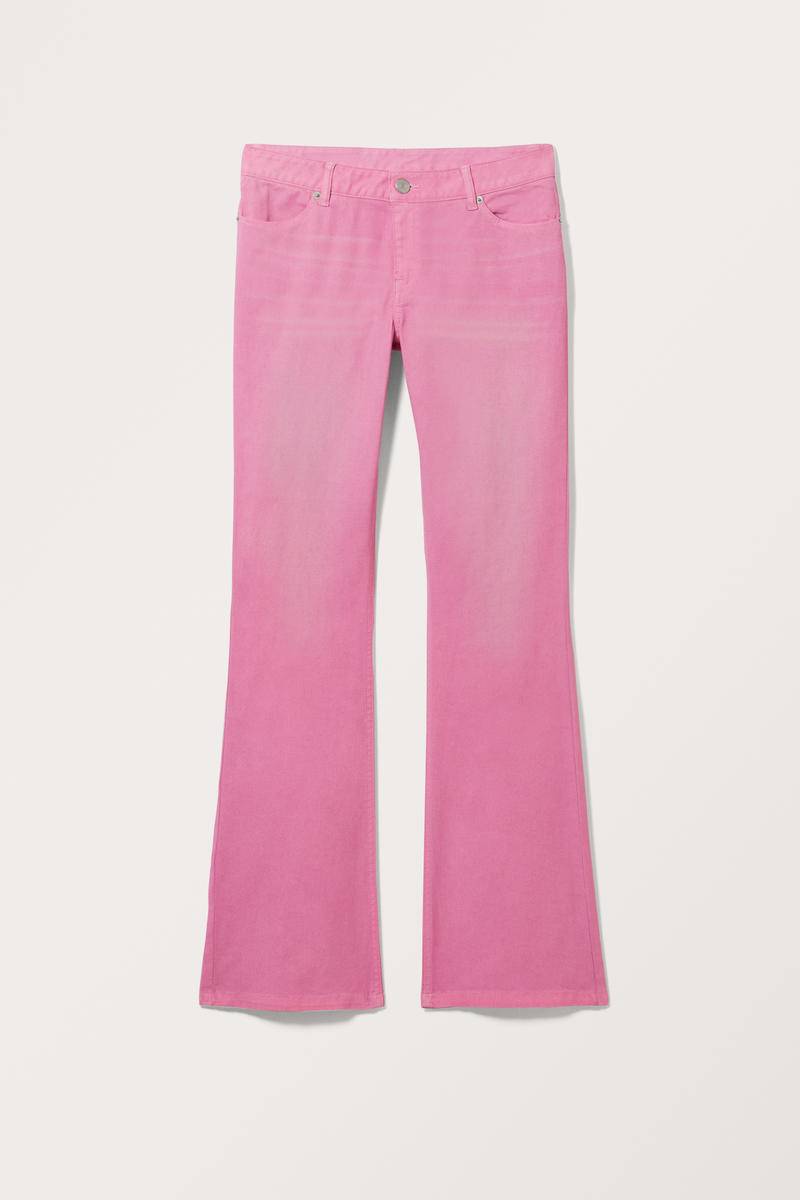 Ausgestellte Twillhose - Rosa von Monki