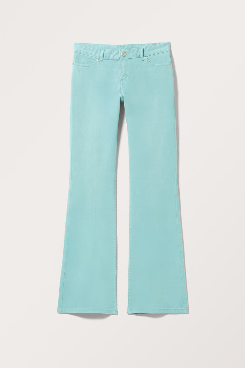Ausgestellte Twillhose - Türkis Ausgestellte Twillhose - Türkis von Monki