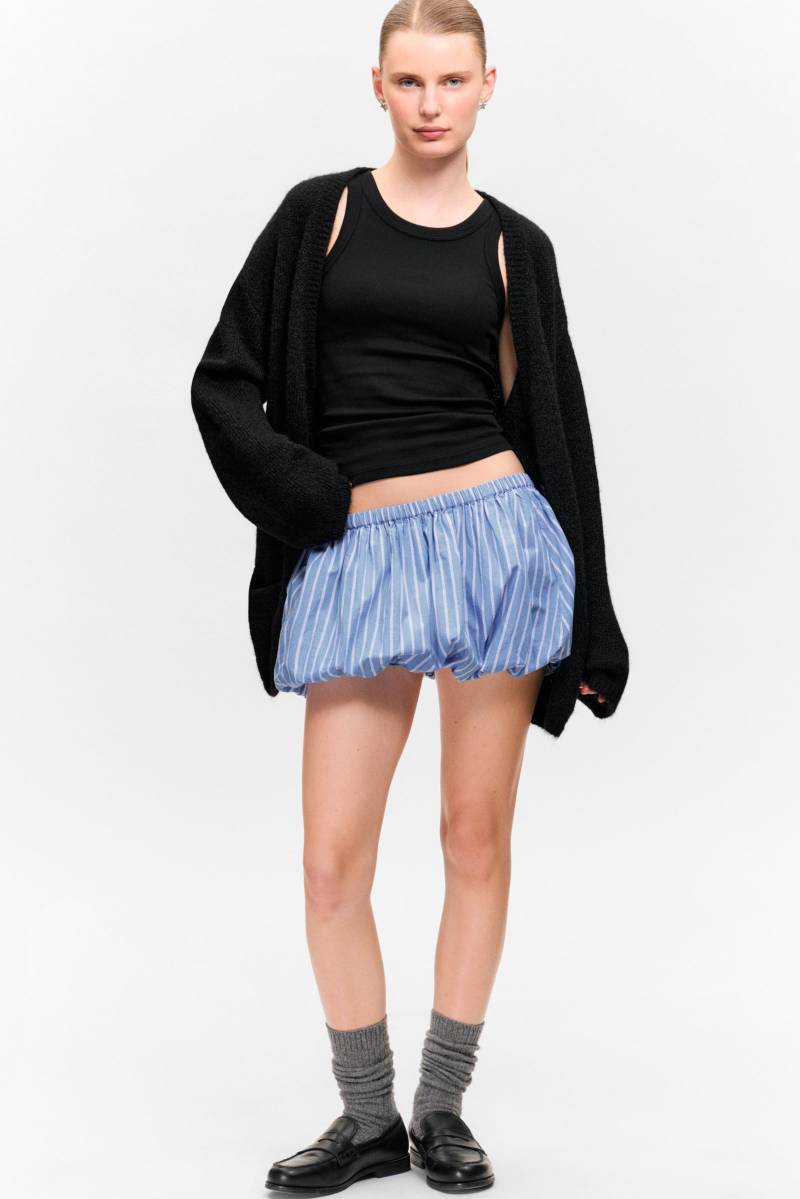 Balloon Mini Cotton Skirt von Monki