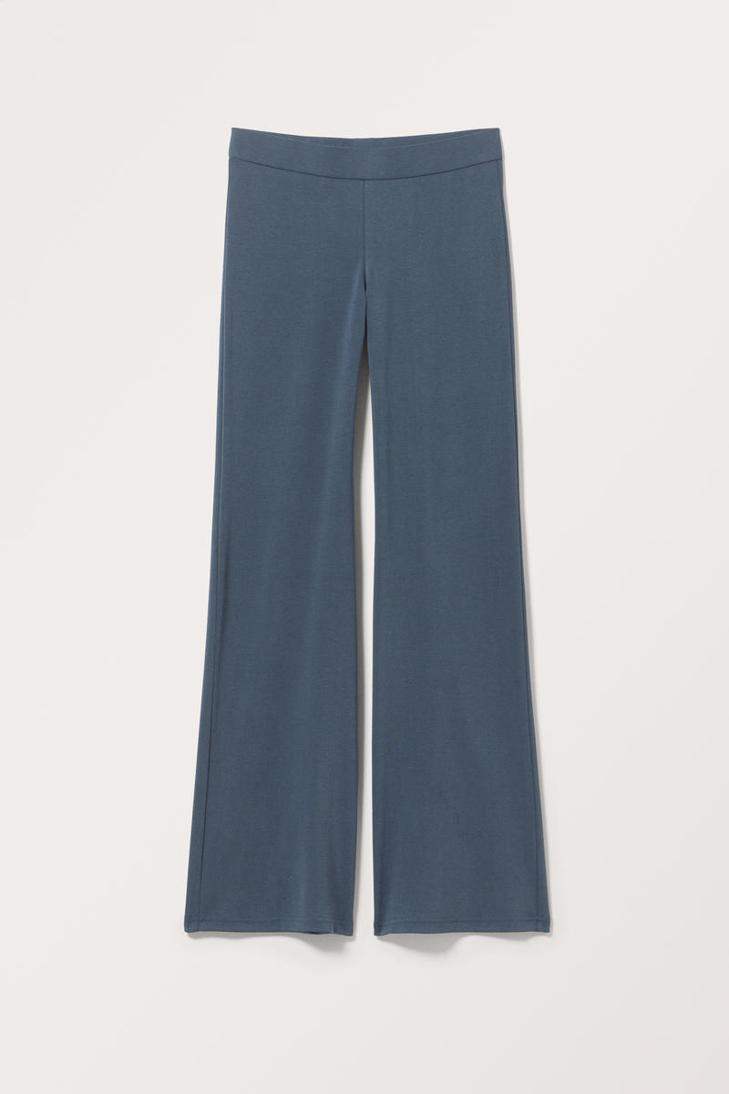 Besonders Weiche Hose Mit Weitem Bein - Blau von Monki