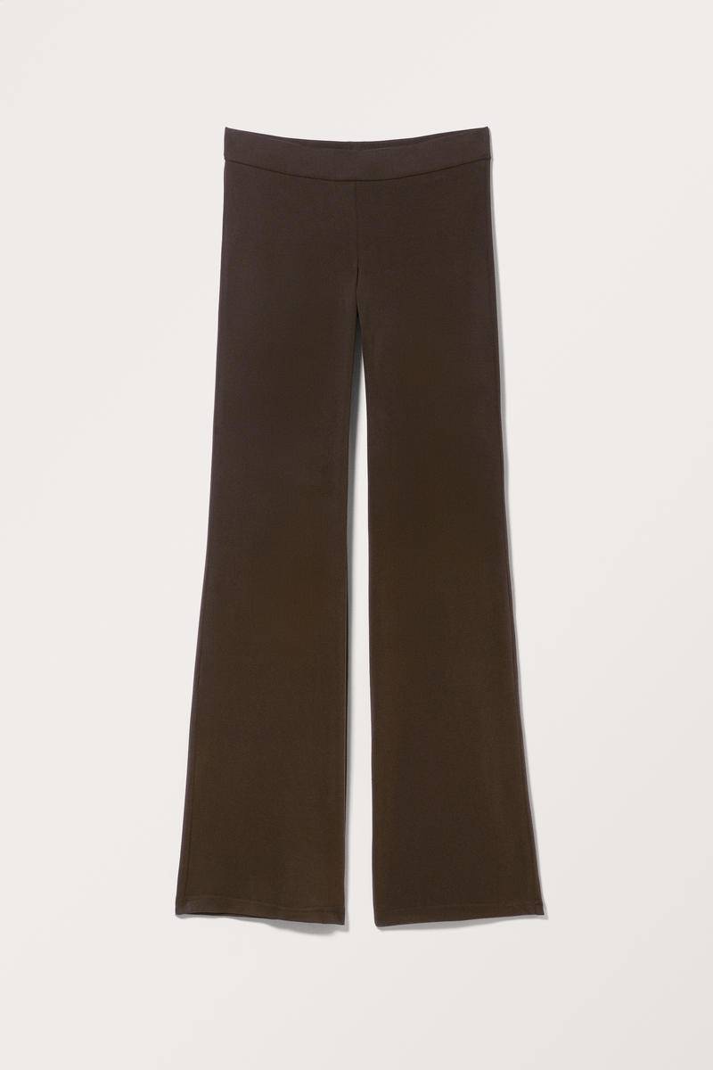 Besonders Weiche Hose Mit Weitem Bein - Braun von Monki