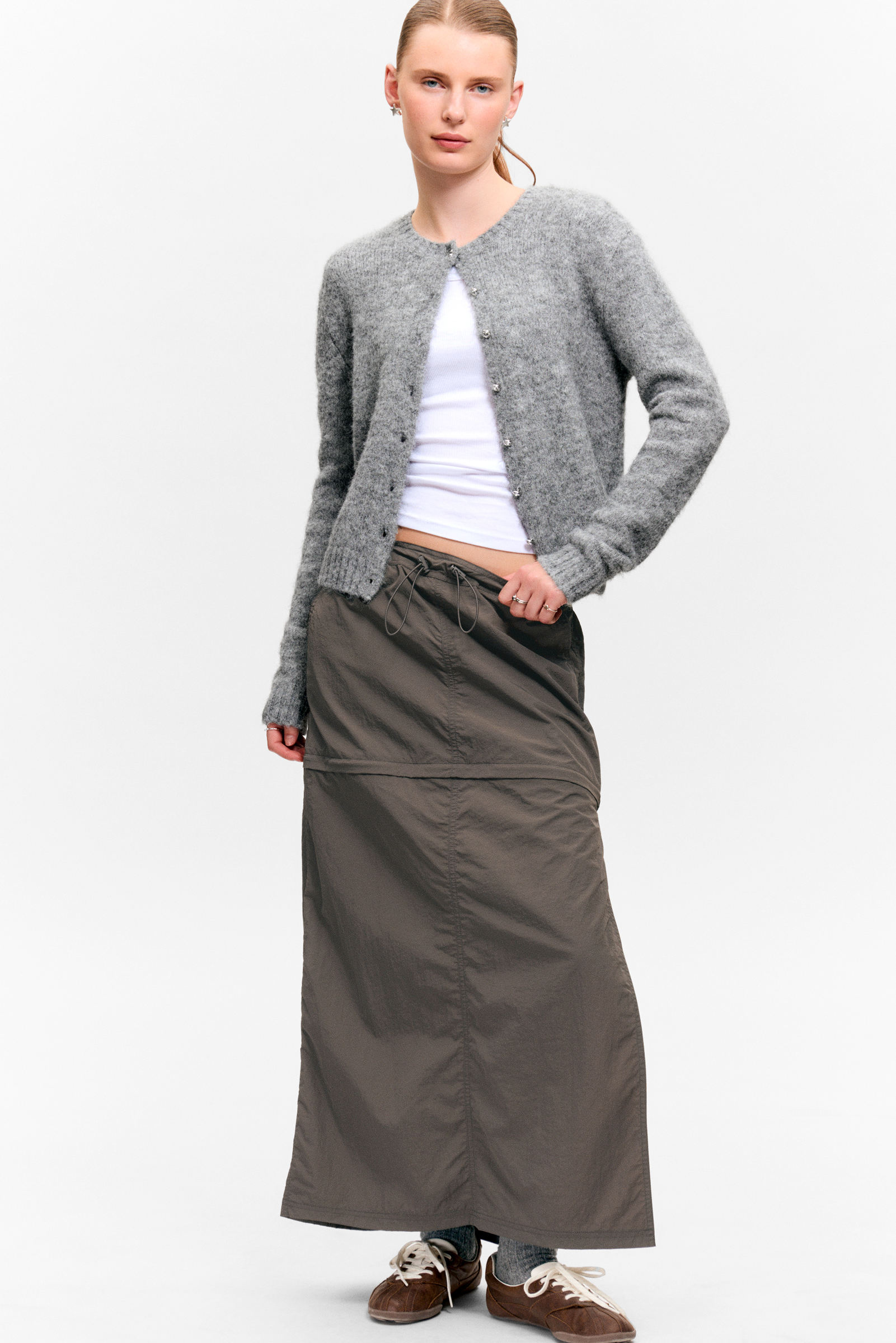 Convertible Nylon Cargo Skirt von Monki