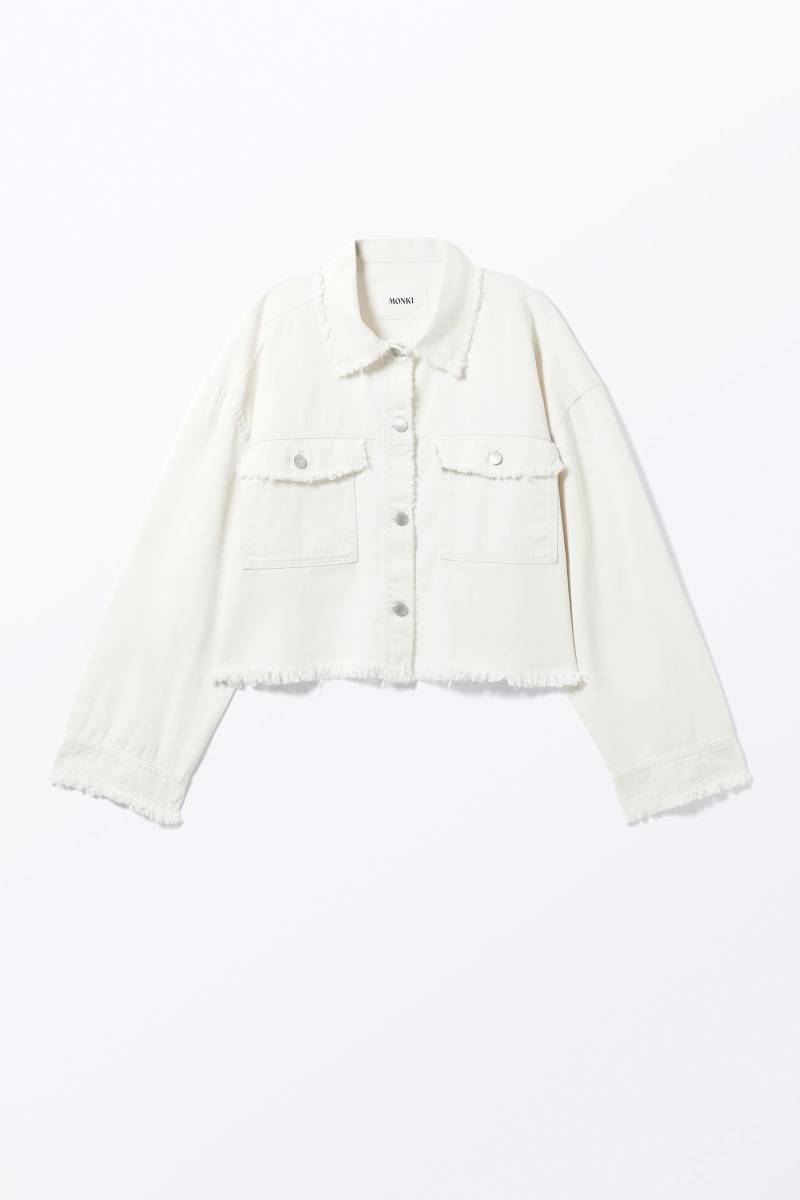 Cropped Boxy Twill Jacket von Monki