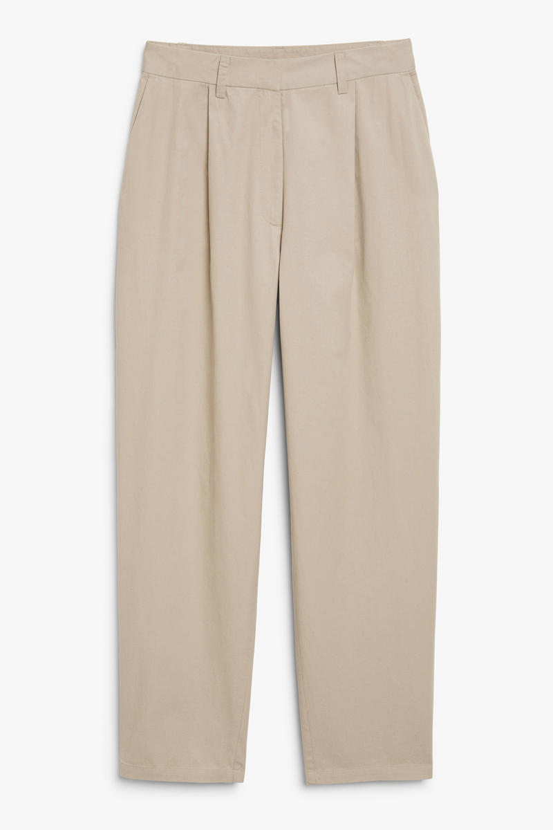 Entspannte Chinohose - Beige von Monki