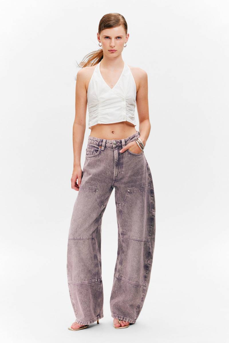 High Waisted Cocoon Leg Jeans von Monki