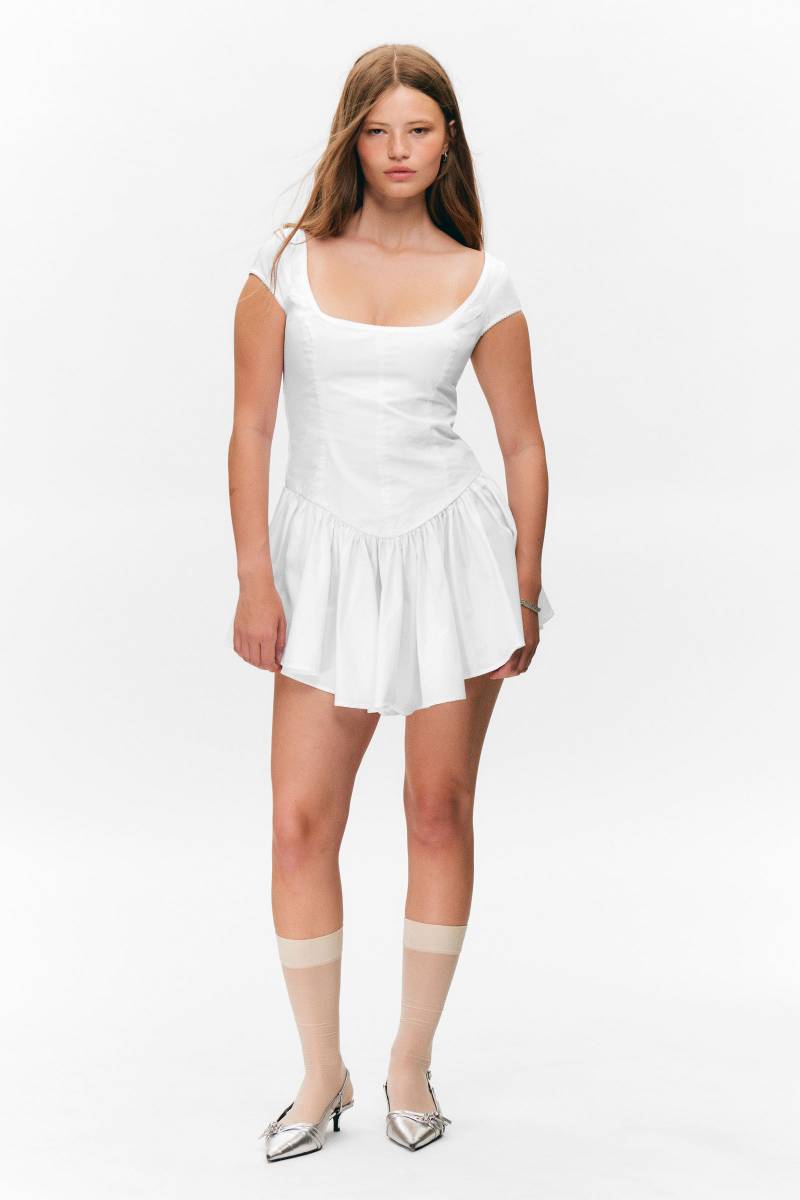 Fit and Flare Mini Dress von Monki