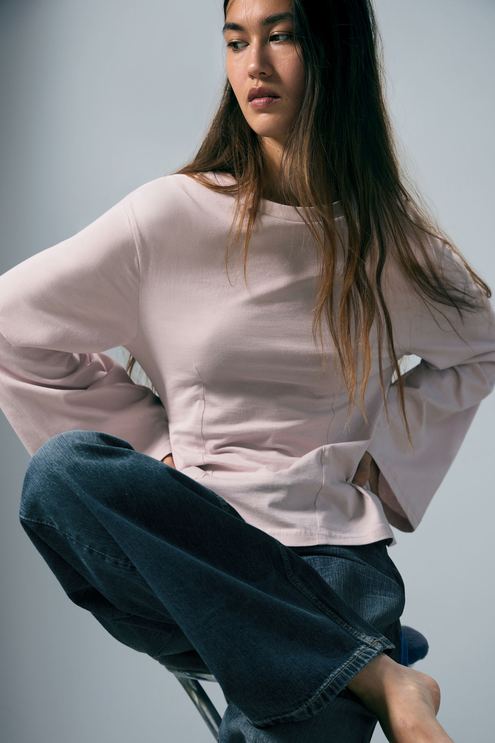 Fitted Long-Sleeved Top von Monki