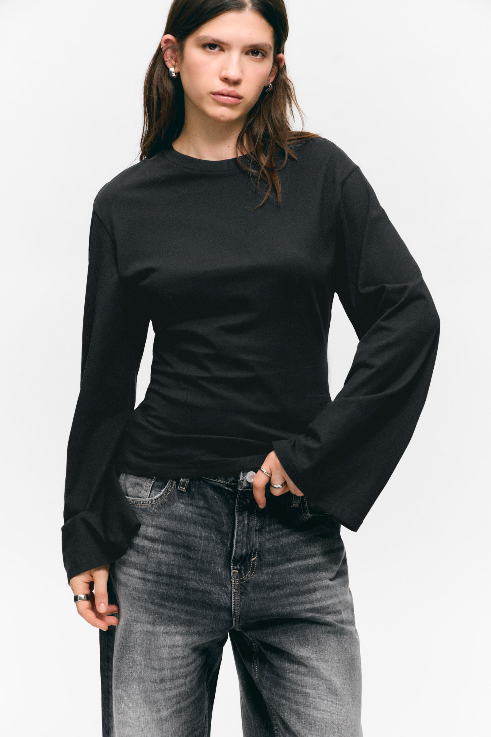 Fitted Long-Sleeved Top von Monki