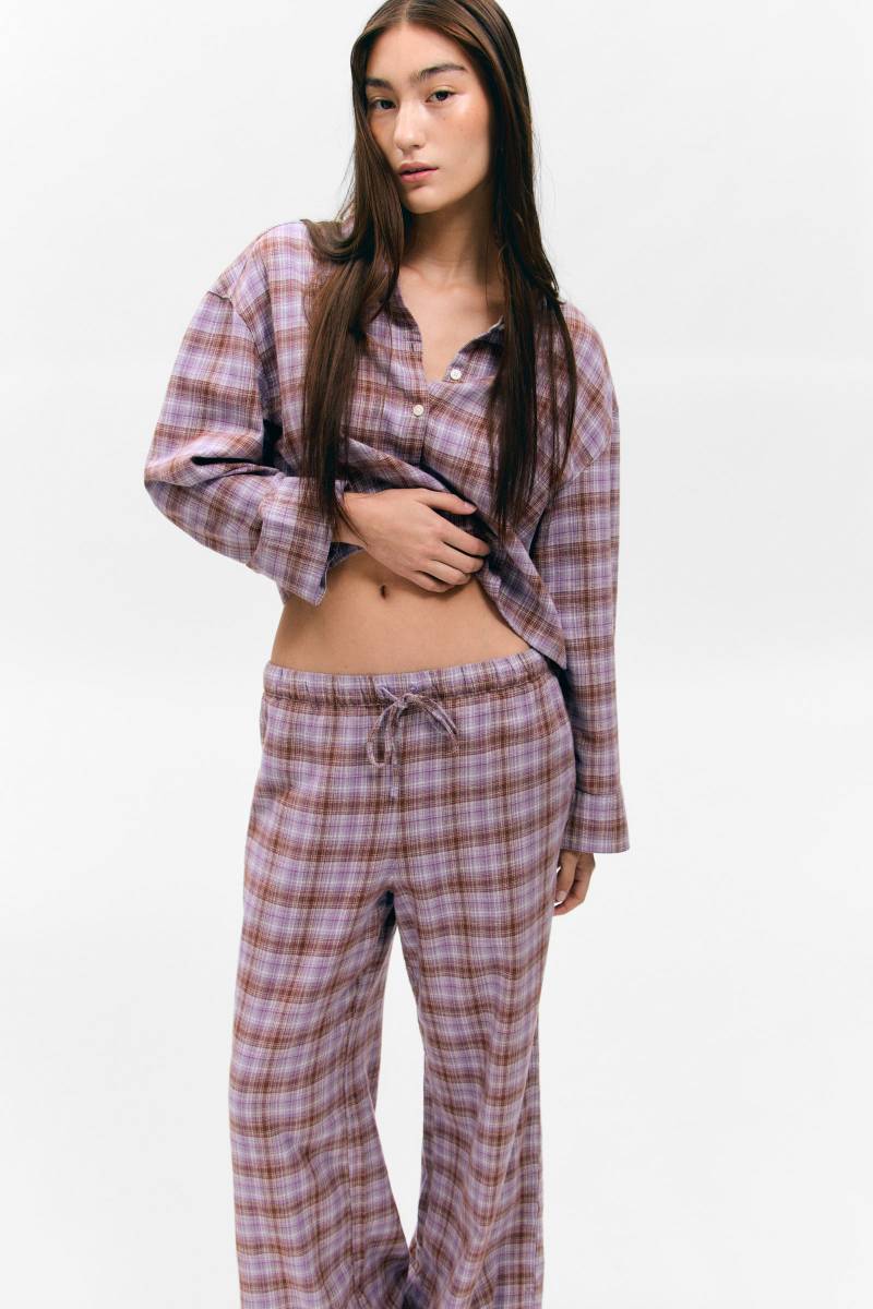 Flannel Pyjama Trousers von Weekday