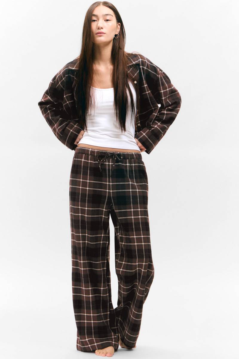 Flannel Pyjama Trousers von Weekday