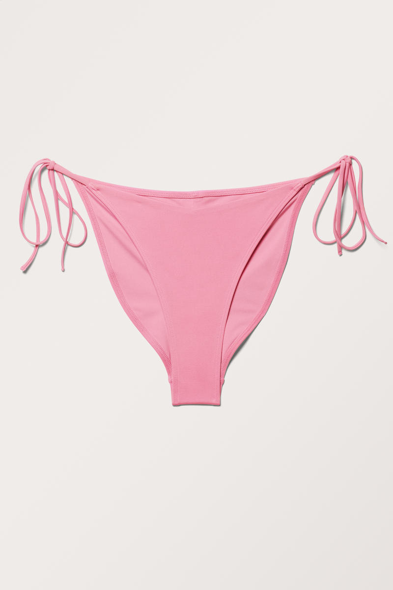 Geschnürtes Bikinihöschen - Rosa von Monki