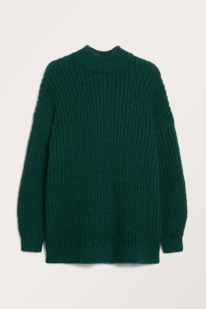 Grob Gestrickter Pullover - Grün von Monki